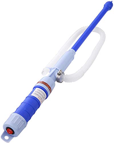 Preisvergleich Produktbild Elektrische Benzinpumpe Batteriebetrieben Pujuas Handpumpe Wasserpumpe Siphonpumpe für Flüssigkeiten (Blau)