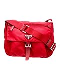 Prada Red Nylon Tessuto Medium Messenger Bag, Unisex