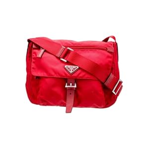 Prada Red Nylon Tessuto Medium...