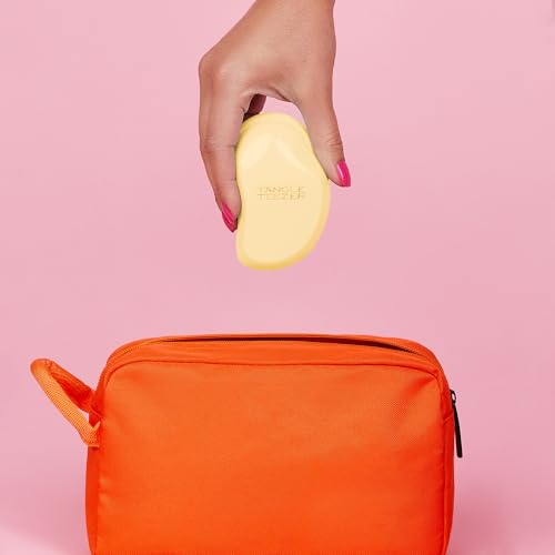 Tangle Teezer Original Detangler Brush, Dry & Wet Travel Size Mini Hair Brush, for Kids & All Hair Types, Buttercup Yellow