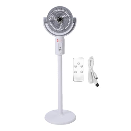 Altezza regolabile: progettato per la versatilità, questo ventilatore a piedistallo viene fornito con opzioni di regolazione multi-altezza. Ciò garantisce che tu possa facilmente modificare l'altezza in base alle tue preferenze.