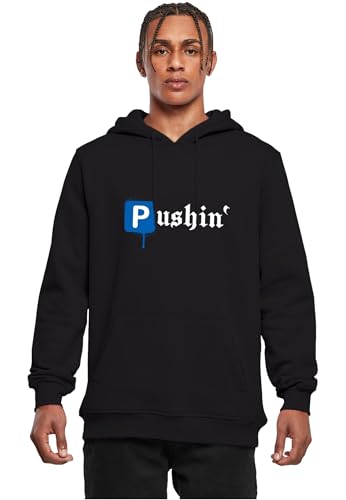 Mister tee Sudadera con Capucha Pushin P para Hombre, Talla XXL, Color Negro, Negro, XXL