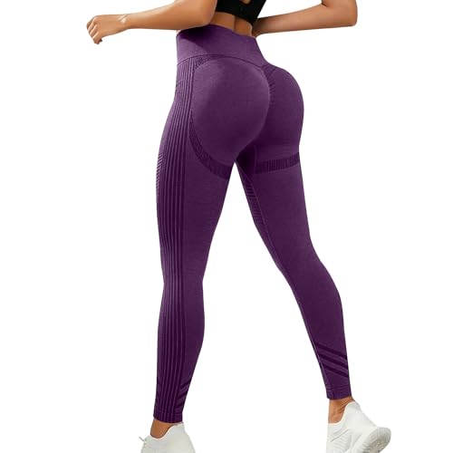 Pantalones de yoga para mujer, leggings de compresión para levantamiento de glúteos, sin costuras, control de abdomen, cintura alta, fitness, entrenamiento, gimnasio, mallas de compresión, Z01-dark