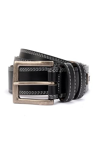 Caterpillar mens Triple Edge Stitch Belt
