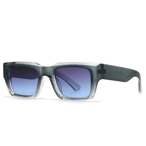 Lunettes de soleil carrées MUTYNE finition rétro haut de gamme verres dégradés unisexe