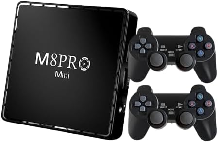 TheMohrim M8PRO MINI Game Stick: Dual System 8K HD Arcade Game Machine - Classic PSP, N64, PS2 Games, X2 Console and TV Box