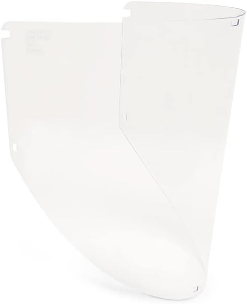 Jackson Safety MAXVIEW Replacement Window for Premium Face Shield, Uncoated Polycarbonate, Clear Mask, 14214