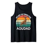 black aoud intense montale Ropa vintage Never To Tired For Aoudad Retro Aoudad Lover para cumpleaños y Navidad, día del padre, día de la madre, Pascua, Halloween. Este diseño muestra a Aoudad y dice Never To Tired For Aoudad.