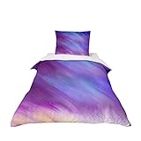 Odot Kinderbettwäsche für Jungen und Mädchen, Farbverlauf Kleinkinder Baby Bettwäsche-Set,...