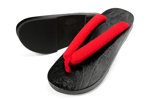 Image of Japanese Wooden Clogs Geta Slippers