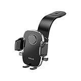 ペルシード(Pellucid) 車内用品 車載スマホホルダー ダッシュボード強力粘着面ファスナー取付 フレキシブルロングアーム 片手ワンタッチ開閉スマホホルダー 手帳型ケース 縦横置き対応 PPH2515