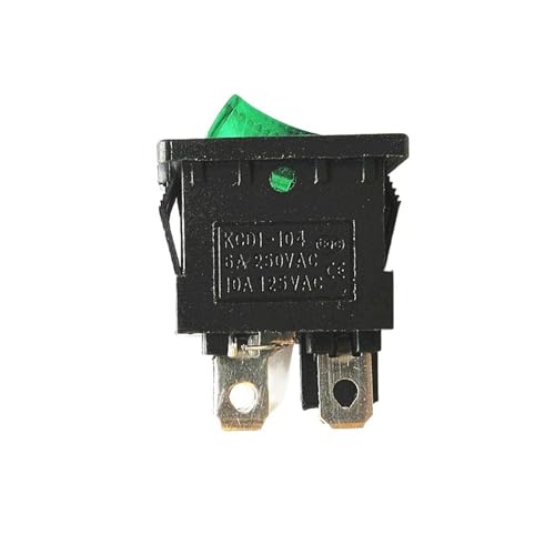 Bouton interrupteur 4 broches 21x15mm KCD1-104 commutateur ON OFF pour tableau électrique