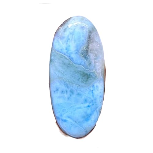 Larimar véritable 49mm sans défaut cabochon ovale pour réparer et créer vos bijoux