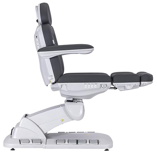 Spa Source | PEDALI | Swivel 4 Motor Facial Bed | Electric Powered Exam Table | Facial Chair | Exam Chair & Treatment Table | Hydraulic Treatment Chair | Equipment 2246EB | Rotation | (Grey) - Thumbnail 5