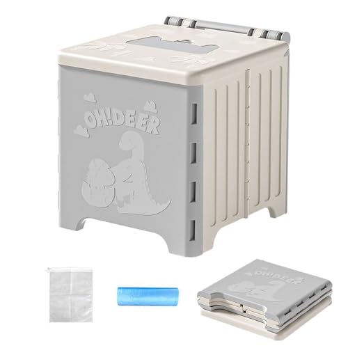 Tragbare Campingtoilette Mit Deckel, Faltbare Toilette Mobiltoilette Falttoilette Mit Tragetasche Mobile Toilette WC Klapptoilette Trockentrenntoilette Ideal Für Camping Wandern Reisen Angeln