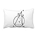 DIYthinker Illustrazione trigonometriche Matematica vettoriale Gettare Lombare del Cuscino Inserire Cuscino Regalo a casa Decor Divano