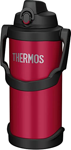 Thermos FJQ-3000 R - Jarra deportiva aislada al vacío, 1.3 galones (3 l), color rojo