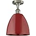 Innovations 516-1C-SN-MBD-9-RD One Light Semi-Flush Mount from Ballston Collection