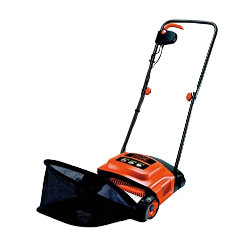 BLACK+DECKER Escarificador de césped de 600 W y 30 cm, GD300-QS