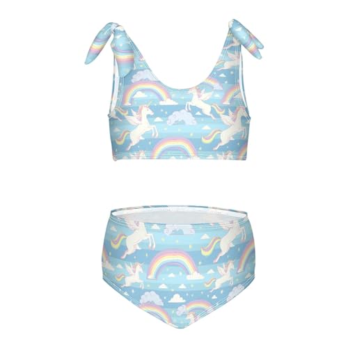 Girl's 2 Piece Swimsuit Cute Unicorn Bikini Sets Bathing Suit 20856244