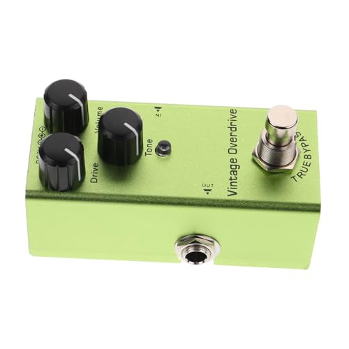 Totority ミニエレキギターエフェクトペダル パワーメーターペダル対応 ギターペダルキット トーン可能なマルチエフェクター コンパクト設計で持ち運び便利 ディストーション オーバードライブ コーラス アナログディレイ搭載