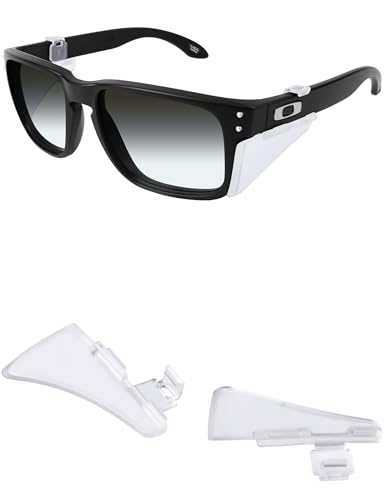 Mryok Glasses Side Shields for Oakley Holbrook/Holbrook XL/Holbrook AF/XS/XXL/XXS/RX Sunglasses - Clear