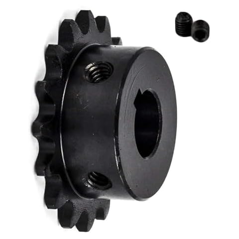 Jeremywell #35 Roller Chain Sprocket B Type 5/8" Bore Hardened 16 Tooth Cover