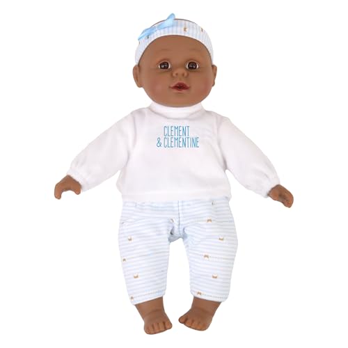 CLEMENT CLEMENTINE - Bebé en Pijama - Juguete para Niños - 056331 - Azul - Muñeca - Bebé - Maniquí - Abrazar - Juego de Imitación - Regalo - Cumpleaños - 31 cm - A Partir de 12 Meses CLEMENT CLEMENTINE - Bebé en Pijama - Juguete para Niños - 056331 - Azul - Muñeca - Bebé - Maniquí - Abrazar - Juego de Imitación - Regalo - Cumpleaños - 31 cm - A Partir de 12 Meses