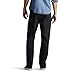 Lee Men's Extreme Motion Straight Taper Jean Black 34W x 32L