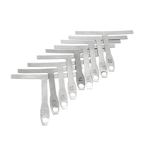 Guitarra metal Understring Radius Herramientas Herramientas Medidor Luthier Luthier Forma T regla de la medida Accesorios Mantenimiento Herramientas para guitarra y bajo Configuración 1Ponga