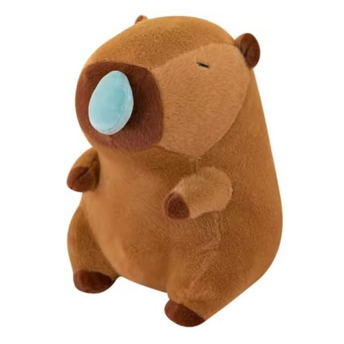 Image of ADORA Capybara Soft Plush Toy -Small Size 25 cm Cute and Cuddly Brown Plush Stuffed Animal for Babies, Kids Lovable Fluffy Capybara Plushies Realistic Design Stuffed Doll Snot-Pulling Fun for Kids