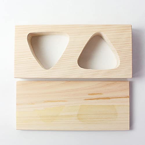 Hinoki Cypress Onigiri Mold – Triangular Rice Shaper