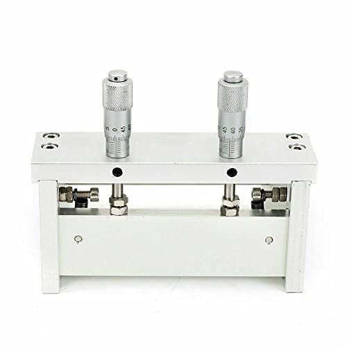 Adjustable Preparer Film Coating Applicator, KTQ-II 100mm/150mm Stainless Steel Applicator Film Preparer 0-3500μm High-Precision Wet Film Preparation Device (100mm)