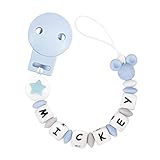 RUBY - Chupetero Personalizado para Bebe con Nombre Bola Sil