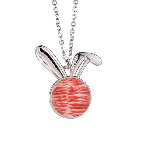 Collier lapin texture viande porc mouton pour vos soirées branchées