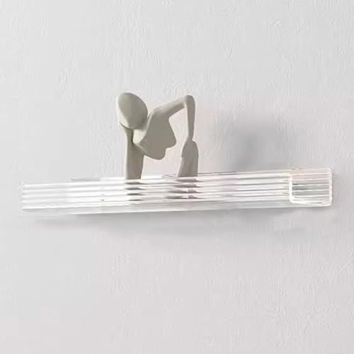 myoseya ウォールシェルフ 壁付け棚 飾り棚 wallshelf 取付簡単 おしゃれ インテリア ミニマリズム Minimalist 透明 長さ30cm