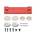 RCAWD Alloy SCX24 Refit Body Clip Magnets for 1-24 Axial SCX24 Crawler Upgrade Parts Red