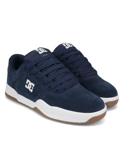 DC Shoes Central, Zapatillas Hombre, Navy White Gum, 45 EU