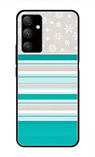 Image of Metal TPU Printed Back Cover for Samsung Galaxy M34 5G (Stars and Lines) 360 Degree Protection | Camera Protection -25092024(AR)