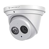 Amcrest UltraHD 4K (8MP) Outdoor Security IP Turret PoE Camera, 3840x2160, 164ft NightVision, 2.8mm...