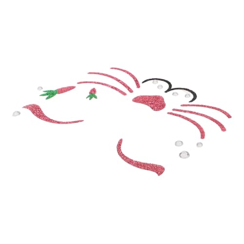 MAJORMENCH �E�T�M�̊�X�e�b�J�[ ���C�N�A�b�v�p�t�F�C�X�f �C�[�X�^�[ �n���E�B�� �R�X�v�� �p�[�e�B�[���� �O���b�^�[�t�� �A�[�g �{�f�B�f�R���[�V���� �ꎞ�I�ȃ^�g�D�[