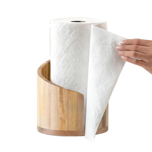 Toallas De Papel Rústico - 29x20 Cm/Dispensador | Toallas De Papel De Madera, Para Mesa De Comedor, Armario, Estante, Casa De Granja