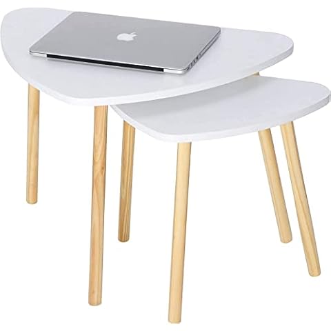 IFJA Modern Minimalist Nesting Coffee End Tables Cover