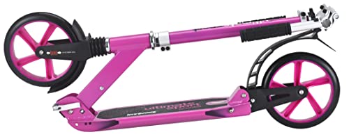 Image of New Bounce Kick Scooter - Scooter for Ages 8 and Up with Adjustable Handlebar - The Ultimate Sport Scooter is Perfect for Bigger Children and Adults Weight Limit 220Lbs (Pink)