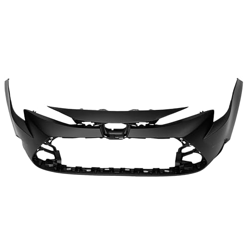 Image of Compatible with Toyota Corolla 2020-2022 Front Bumper Cover | Without Parking Sensor Holes, Sedan, Hybrid, Ready to Paint, OEM 52119F2921, TO1000459