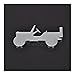 LPL Pegatinas de Autos de Moda Emblema Insignia Metal Calcomanía Compatible con Jeep Wrangler Grand Cherokee Renegade Compass 1941 Accesorios de Estilo Auto (Color Name : Silver)
