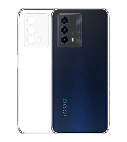 Image of Soft Flexible SiliconeTpu Back Cover Compatible with IQOO Z5 5G, Clear Case