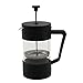 Point-Virgule French Press - Cafetera de émbolo (cristal, 350 ml), color negro