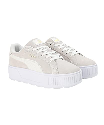 PUMA Puma Womens Karmen Sneaker, Vaporous Gray-Vaporous Gray, 4 UK