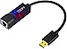 TSUPY Adattatore USB Ethernet con LUCI LED, Adattatore Ethernet USB 10/100/1000Mbps, Alta velocità Adattatore usb lan Adattatore lan usb per Windows Mac OS Linux